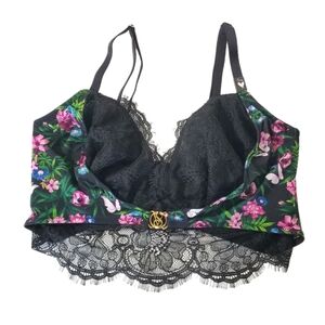 VICTORIA'S SECRET NWT So Obsessed Unlined Corset Bra Size S-DD Moonlit Garden